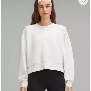 Lululemon soft stream crew in bone